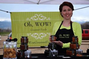 Katharine at the market