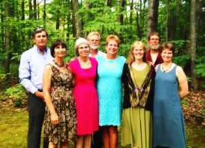 All of Connie and Mary Lou's siblings attended the wedding -- 8 of us all born within 10 years of each other -- no twins!