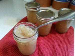 jar of pear-vanilla jam