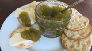 Pepper Jam on crackers